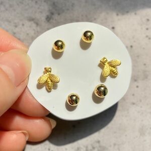 California Amano Studio Honey Bee Earrings Set CC